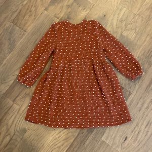 Mini Pom Pom Loose Knit Burgundy Dress by Hayden Girls